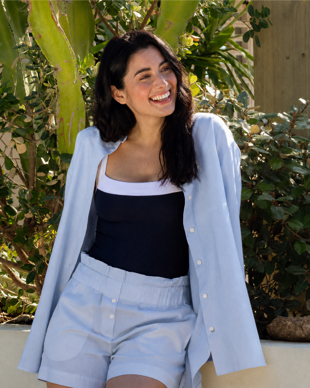 Dames UV Oversized Shirt Soleil Butter Yellow