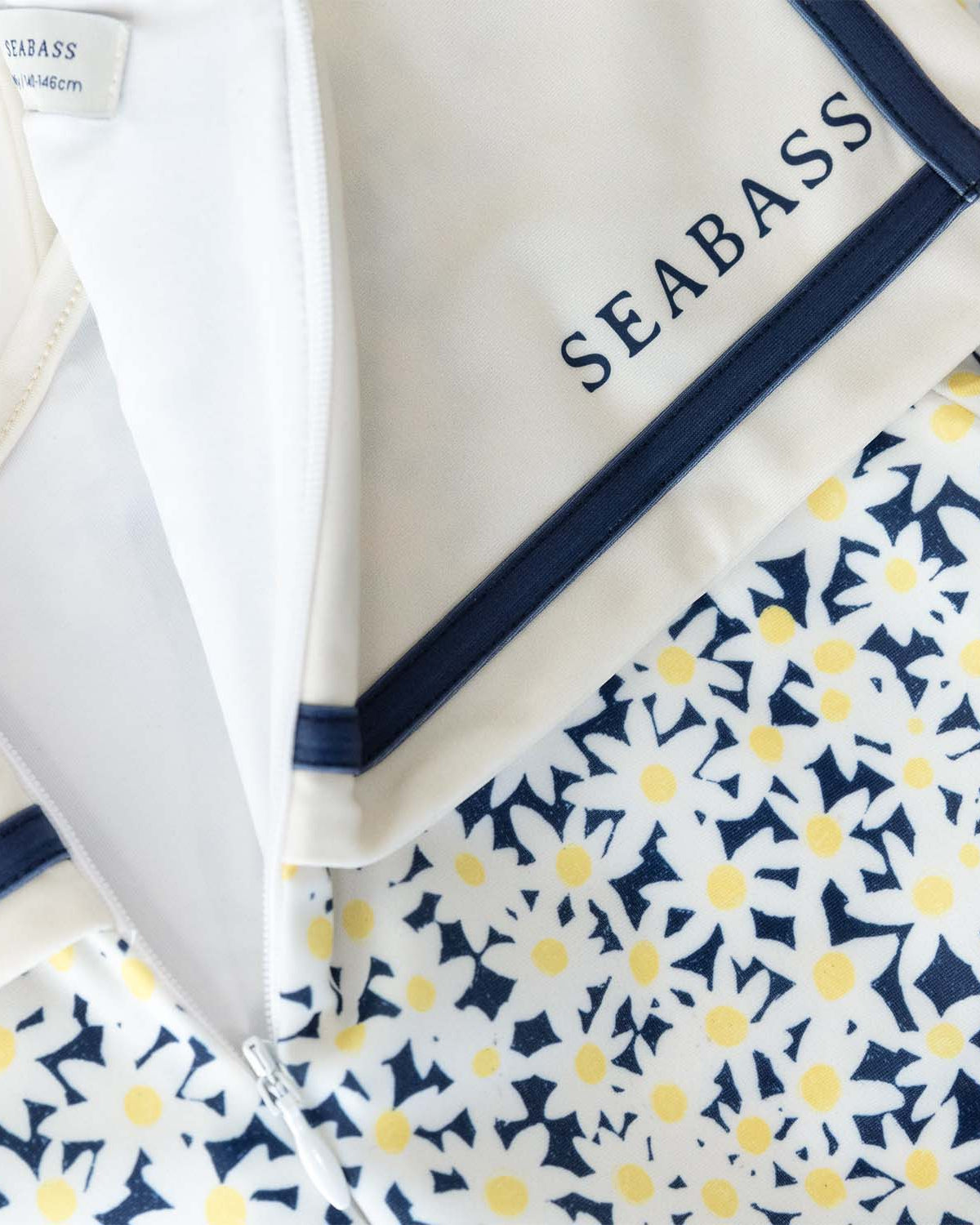 Meisjes UV Badpak Sailor Palermo - donkerblauw madelief