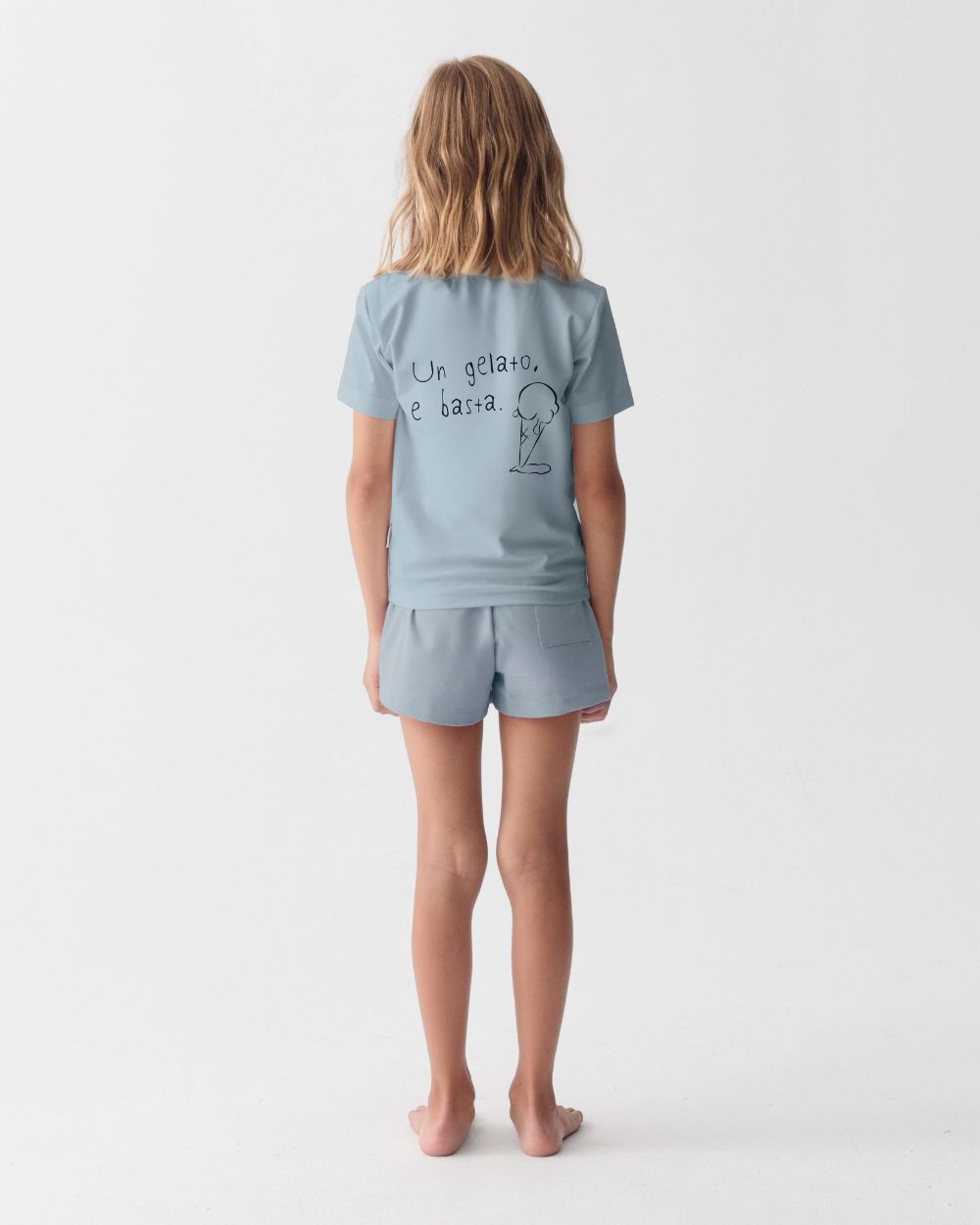 Kids T-shirt Rayas Groen