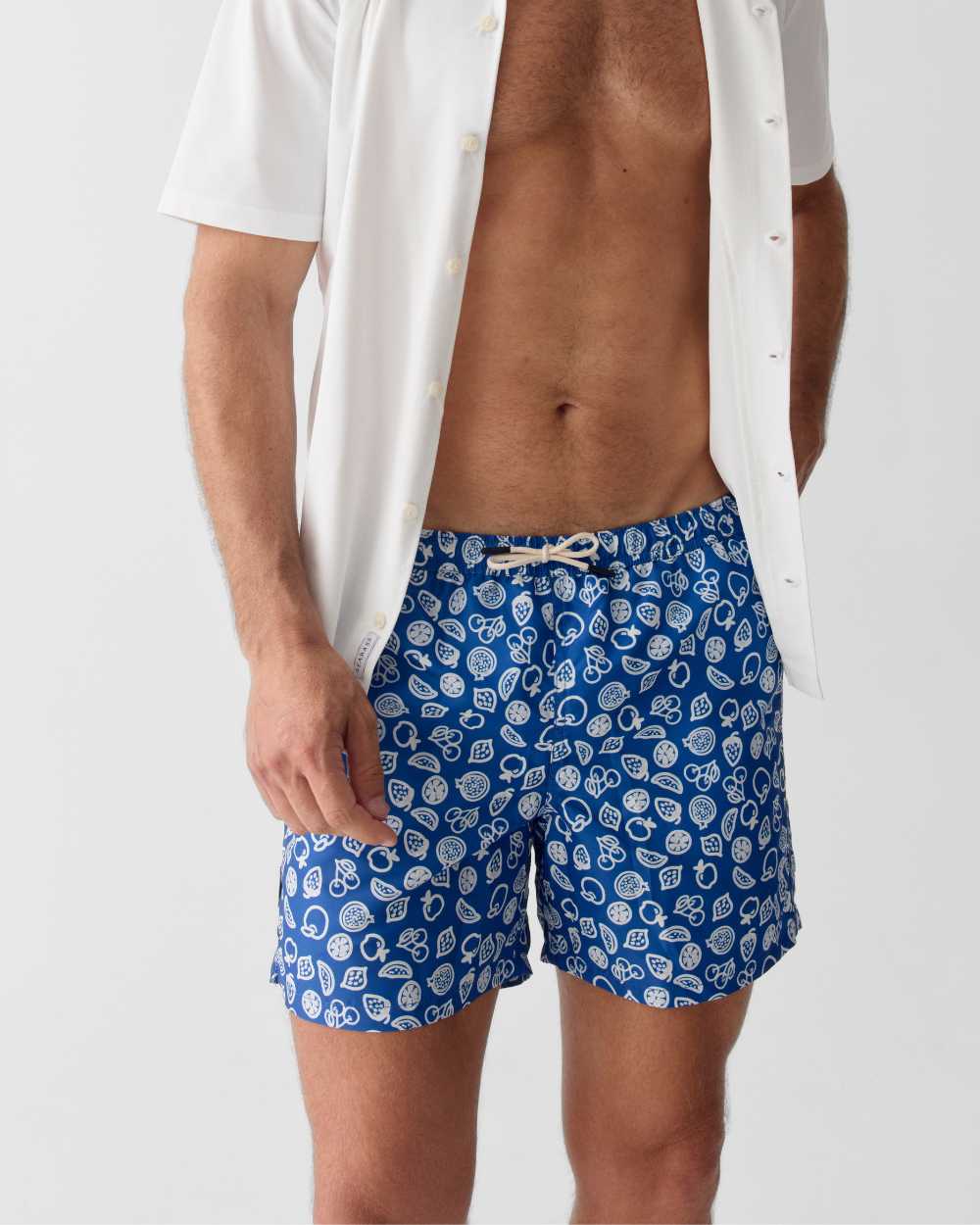 Heren UV Zwembroek Formentera Blauw - Fruity