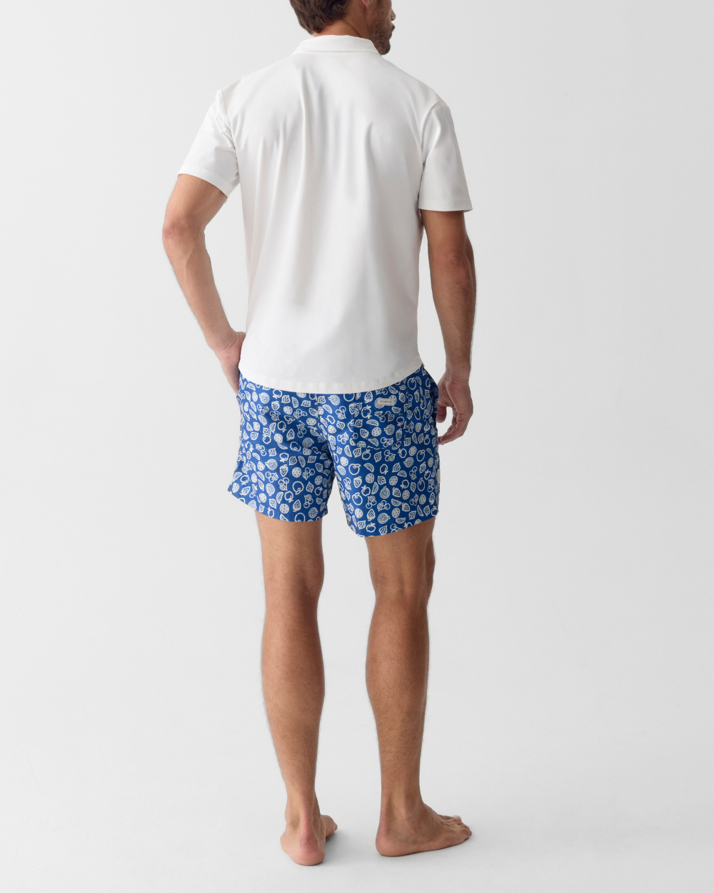 Heren UV Zwembroek Formentera Blauw - Fruity