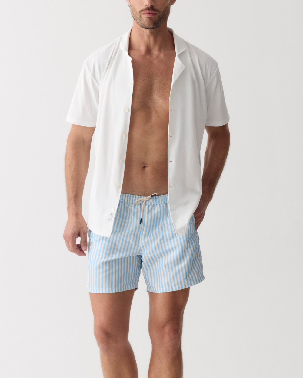 Heren UV Zwembroek Forte dei Marmi - blauwe strepen