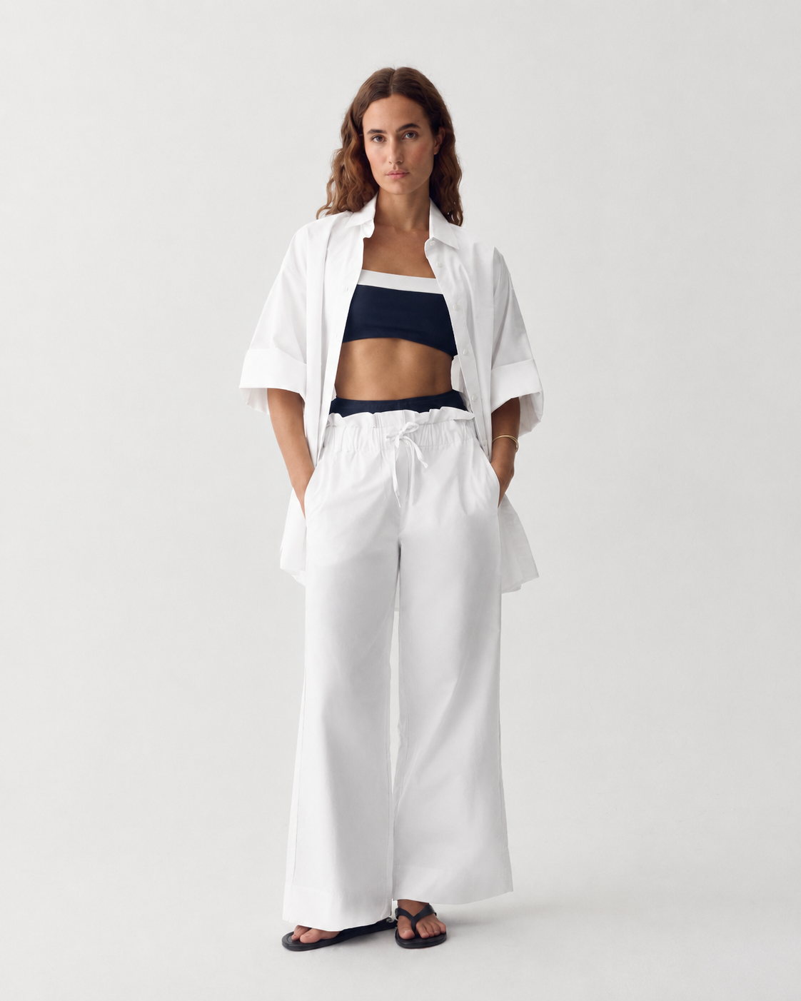Women UV Trousers Soleil Bright White