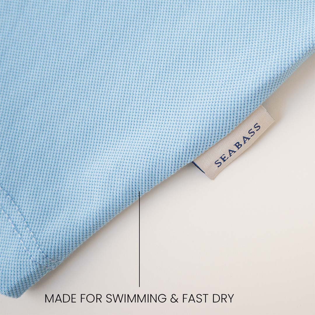 Jongens UV Polo Shirt Lichtblauw