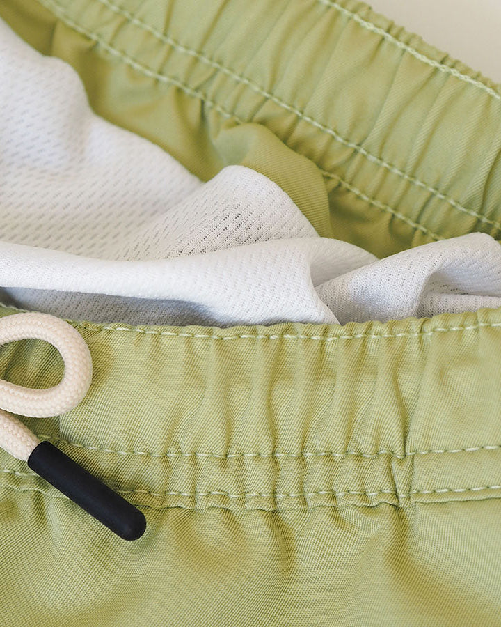 Heren UV Zwembroek Pistache groen - effen
