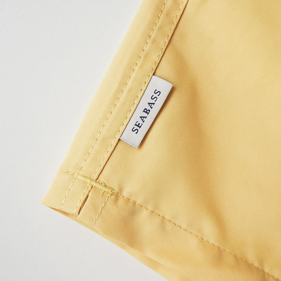 Heren UV Zwembroek Zachtgeel - effen