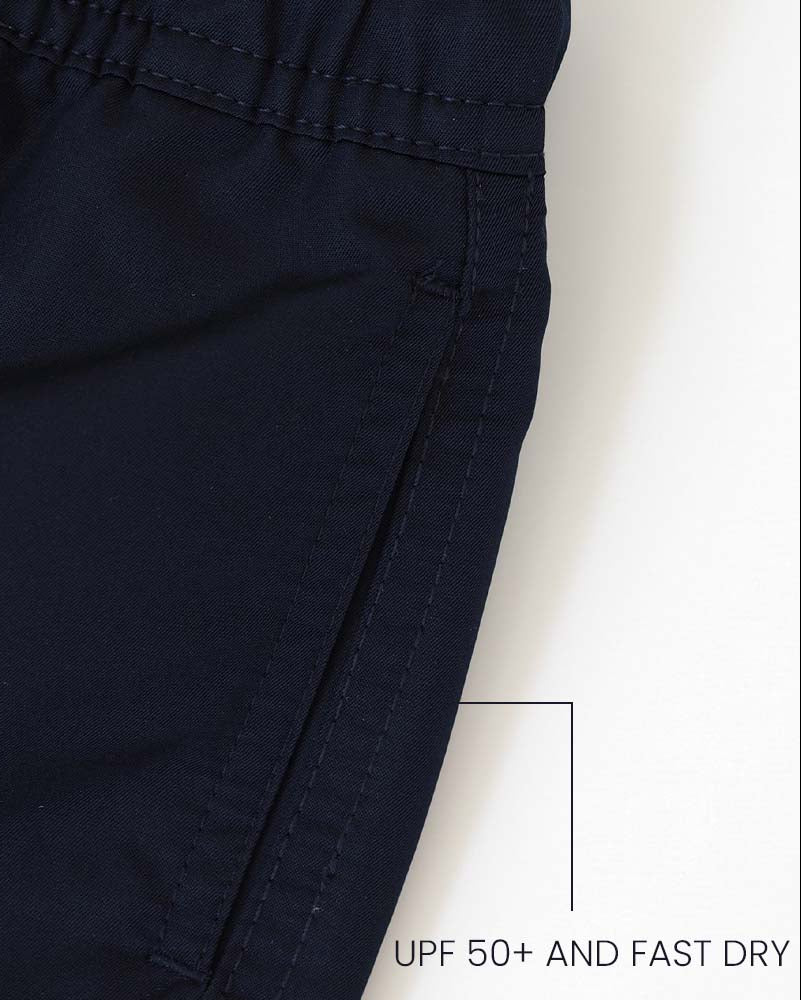 Jongens UV Zwembroek Marineblauw - effen