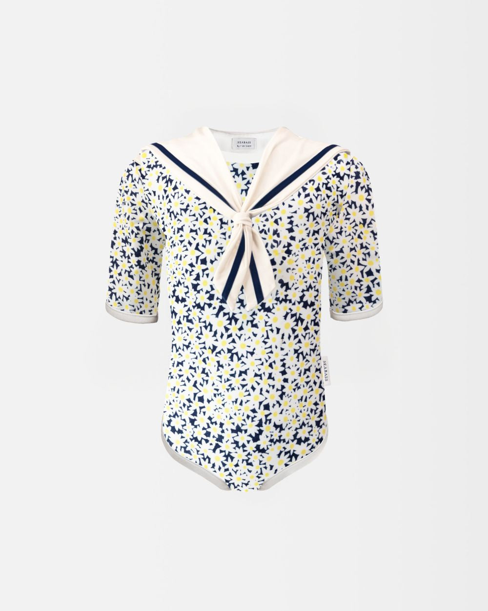 Meisjes UV Badpak Sailor Palermo - donkerblauw madelief
