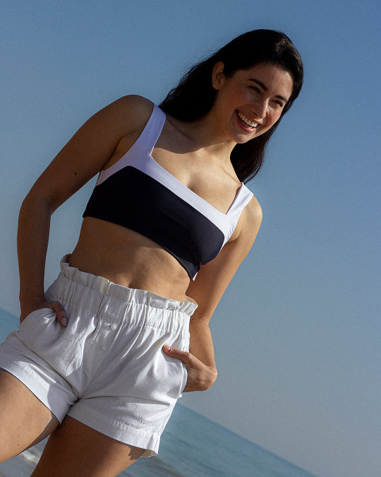 Dames UV Shorts Soleil Bright White