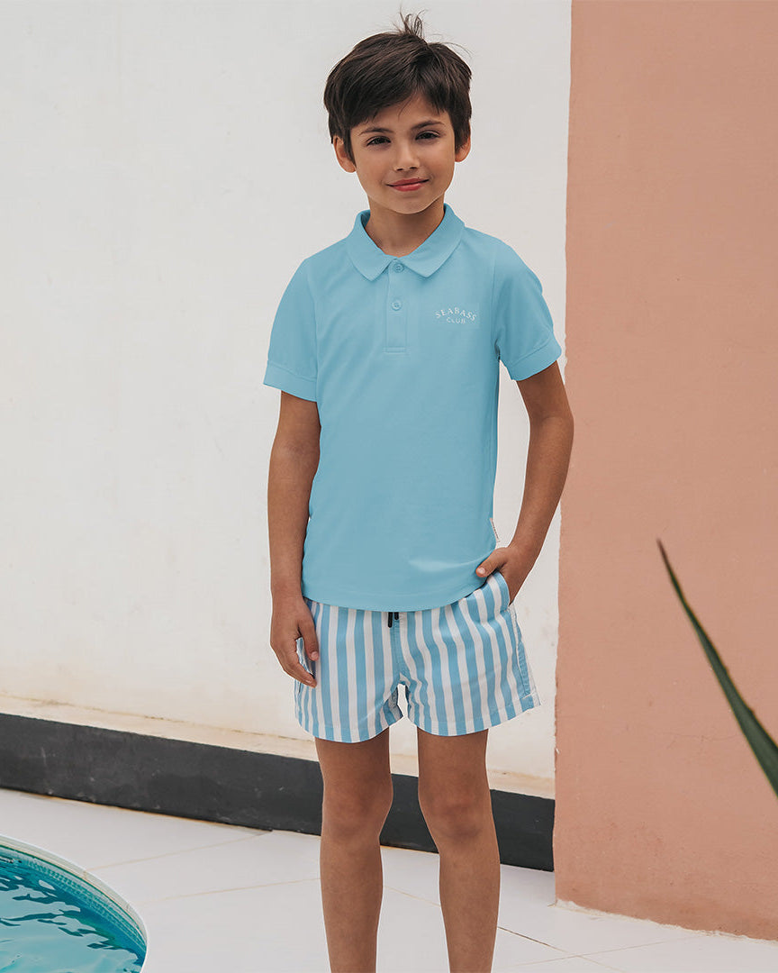 Jongens UV Zwembroek Forte dei Marmi - blauwe strepen