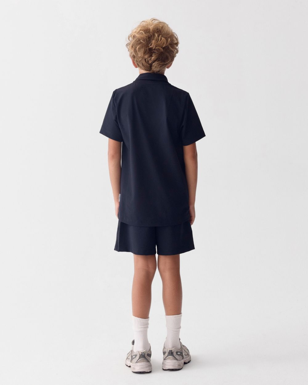 Kids UV Polo Shirt Marineblauw