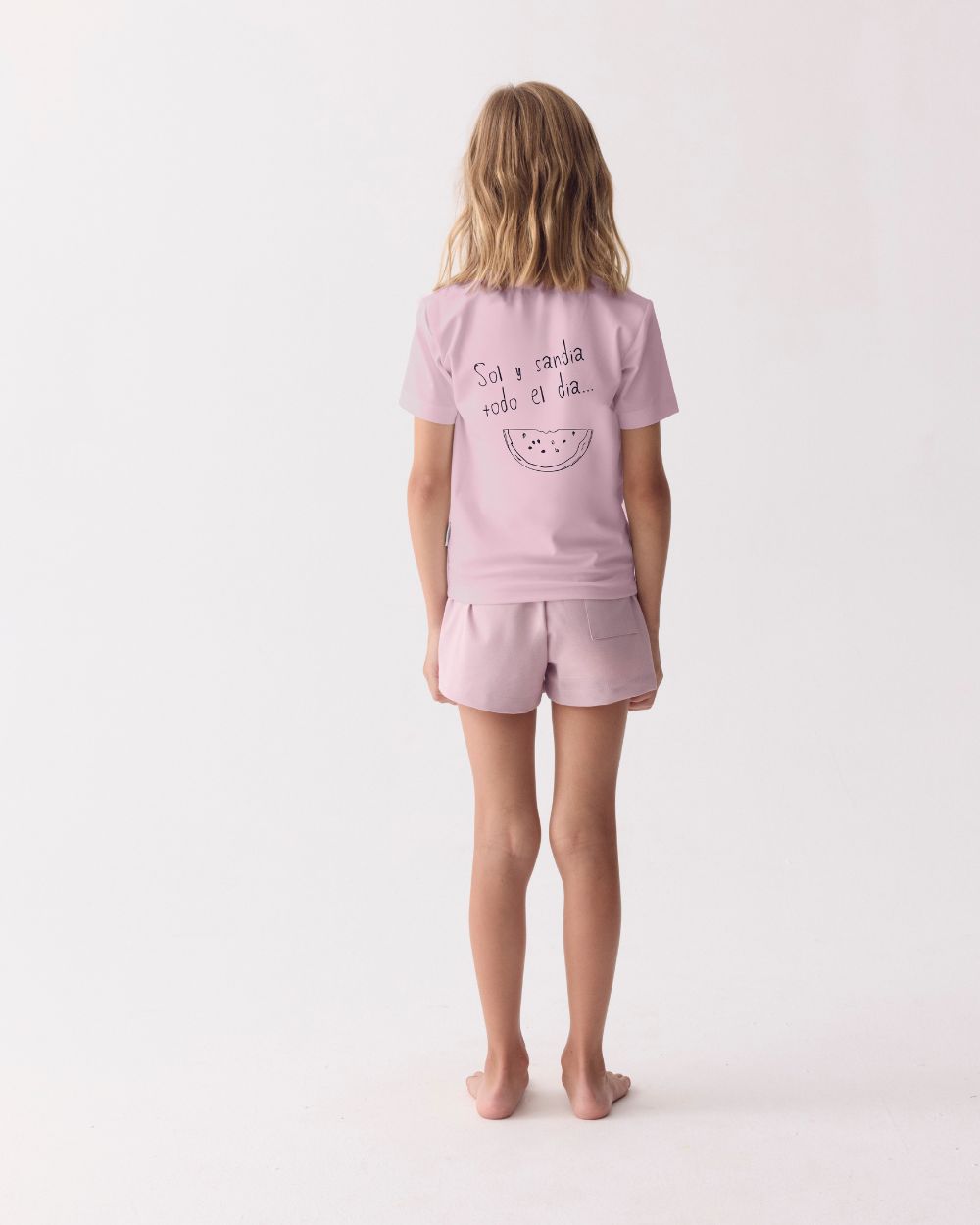 Kids T-shirt Rayas Groen