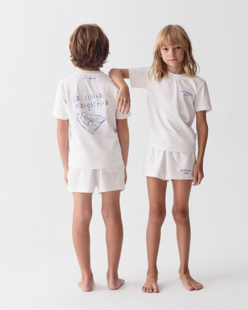 Kids T-shirt Rayas Groen