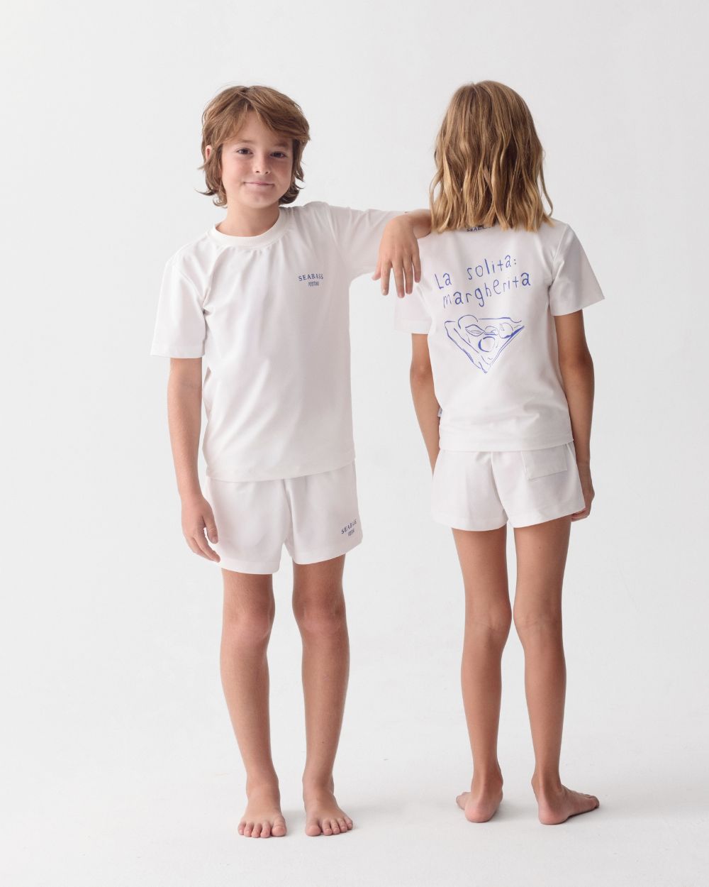 Kids T-shirt Rayas Groen