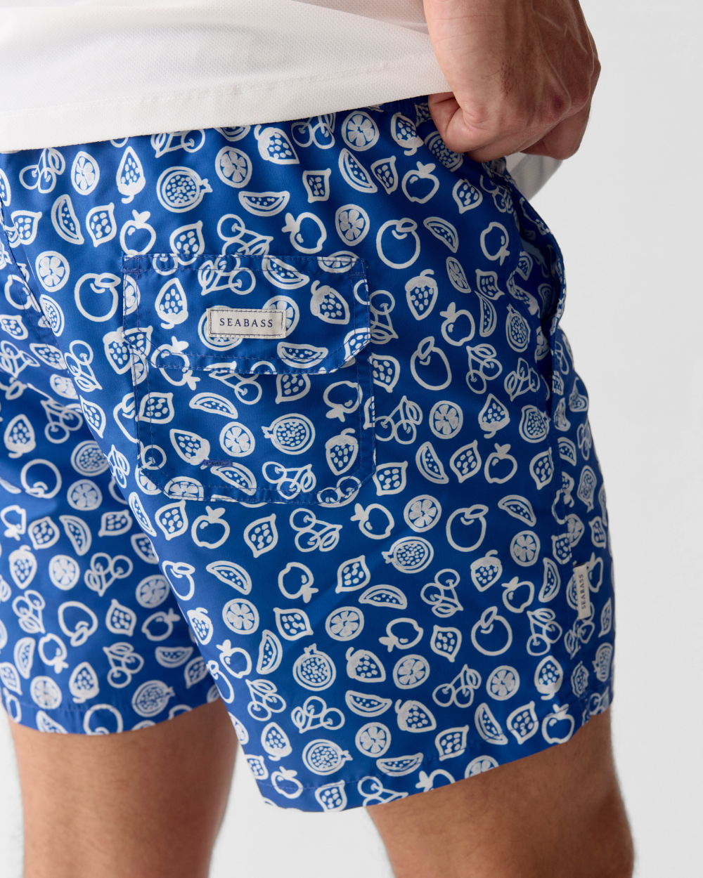 Heren UV Zwembroek Formentera Blauw - Fruity