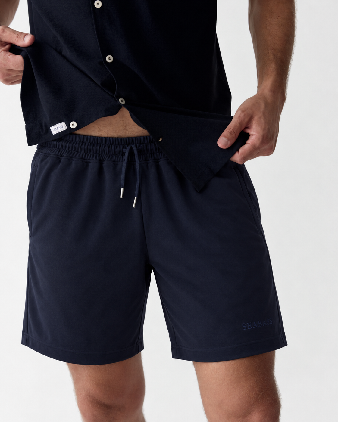 Mannen UV Active Shorts Noah Navy Blue