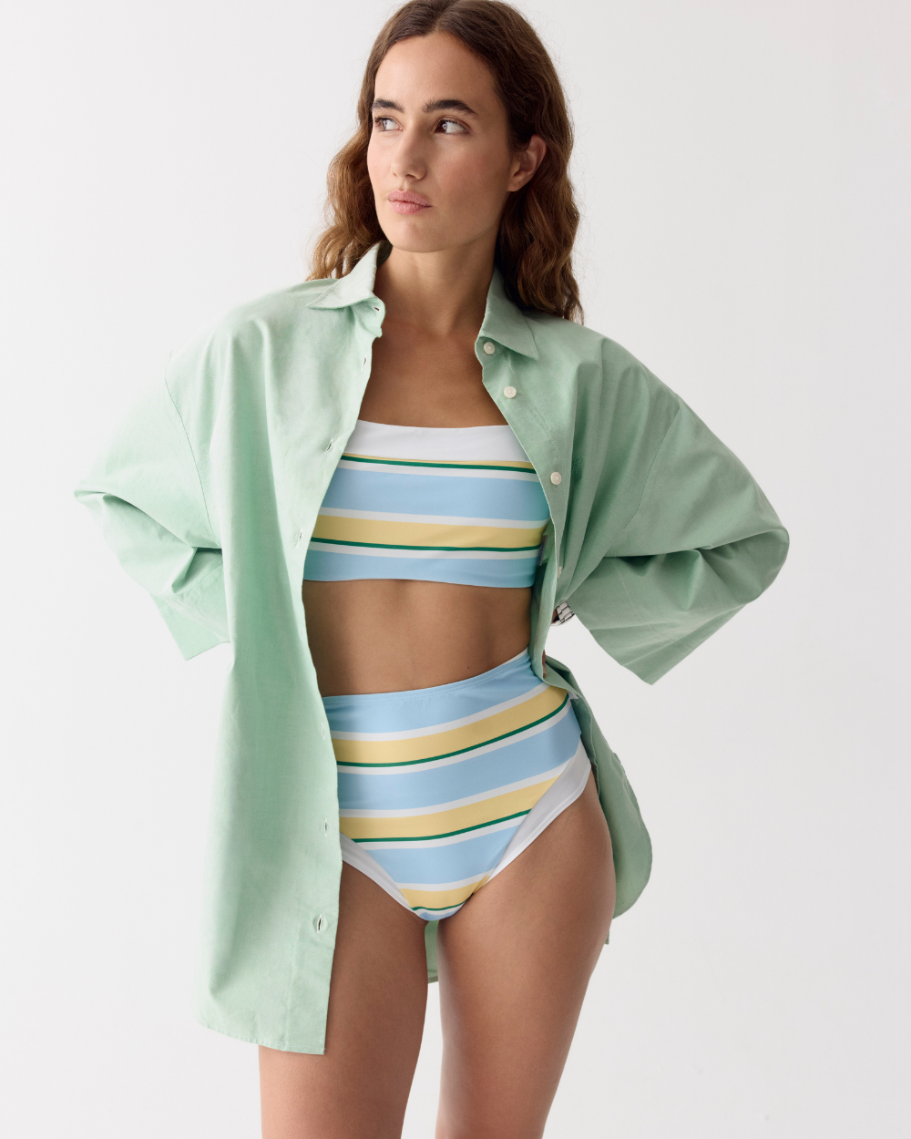 Dames UV Oversized Shirt Soleil Butter Yellow