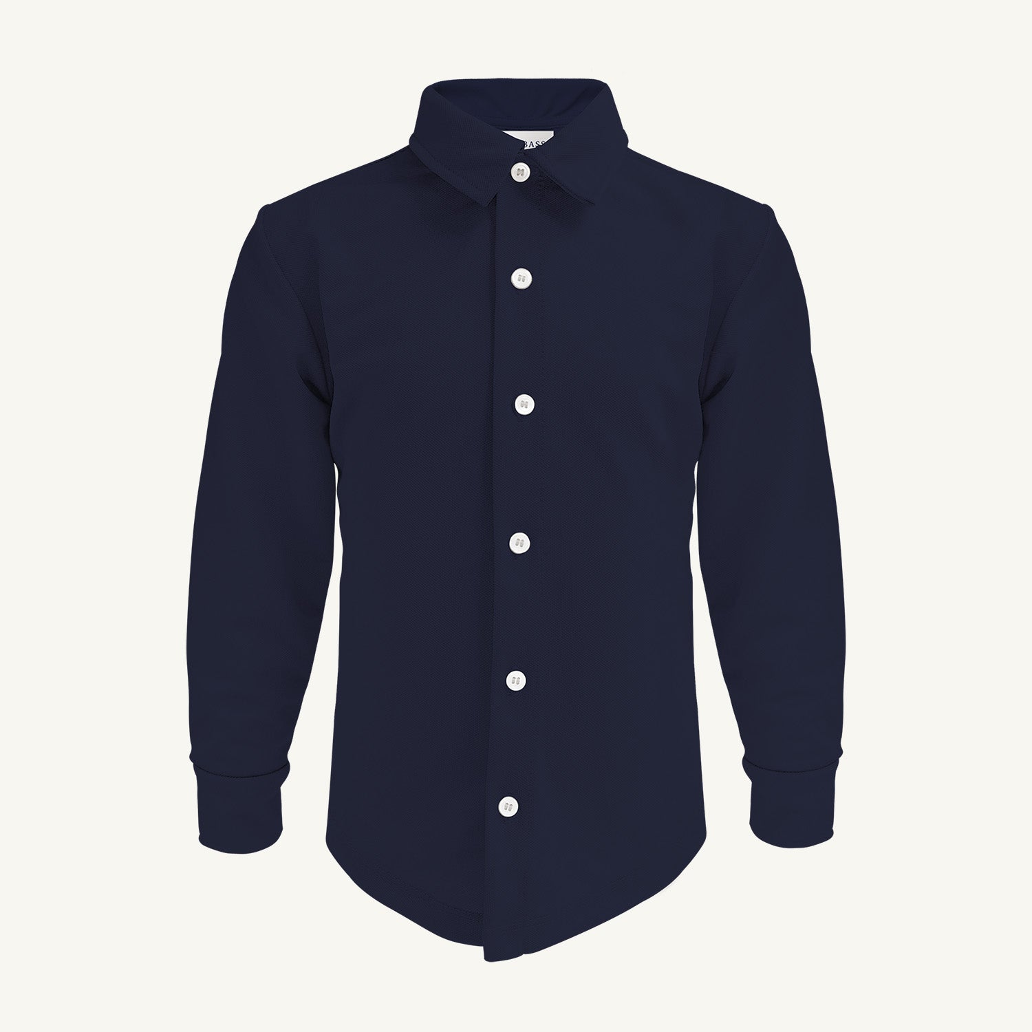 Jongens Overhemd met UV-bescherming - marineblauw